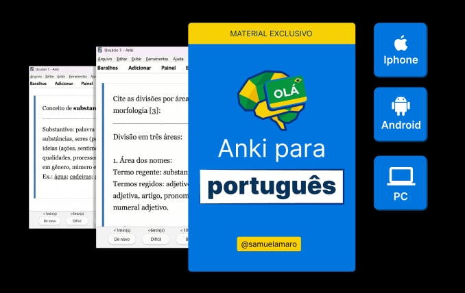 Flashcards de Português